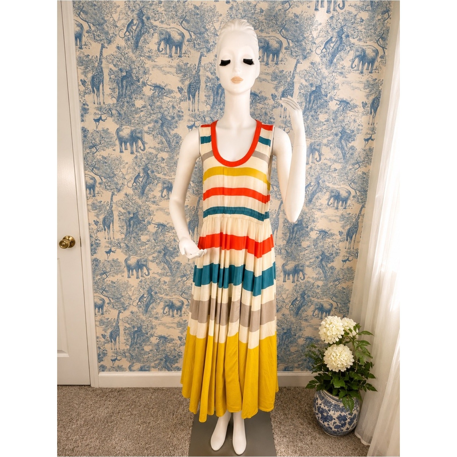 Marc by Marc Jacobs Simone multicolor stripe dress | perfect for France or Italy