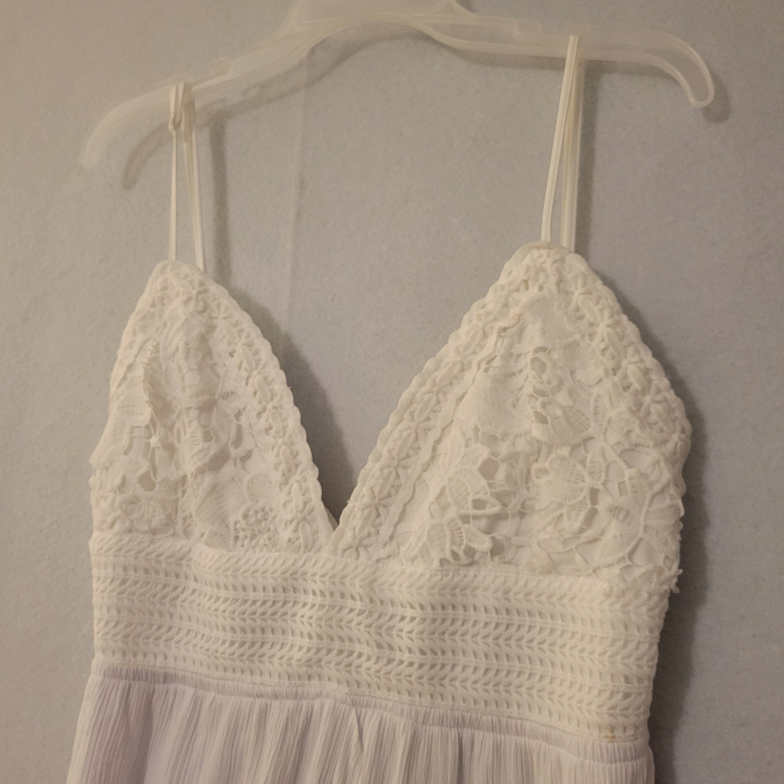 J for Justify Women’s White Embroidered Sundress Size XL