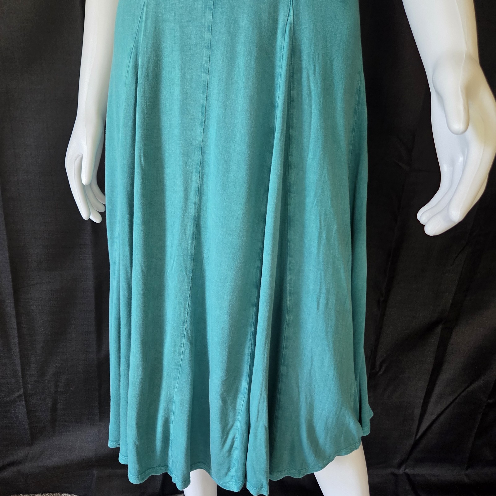 Back In The Saddle Womens Western Prairie Maxi Turquoise Dress W/ Suede Detail