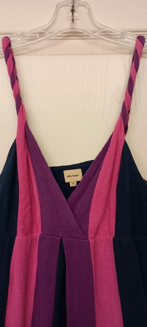 Ella Moss Pieced Braided Strap Sundress–Small