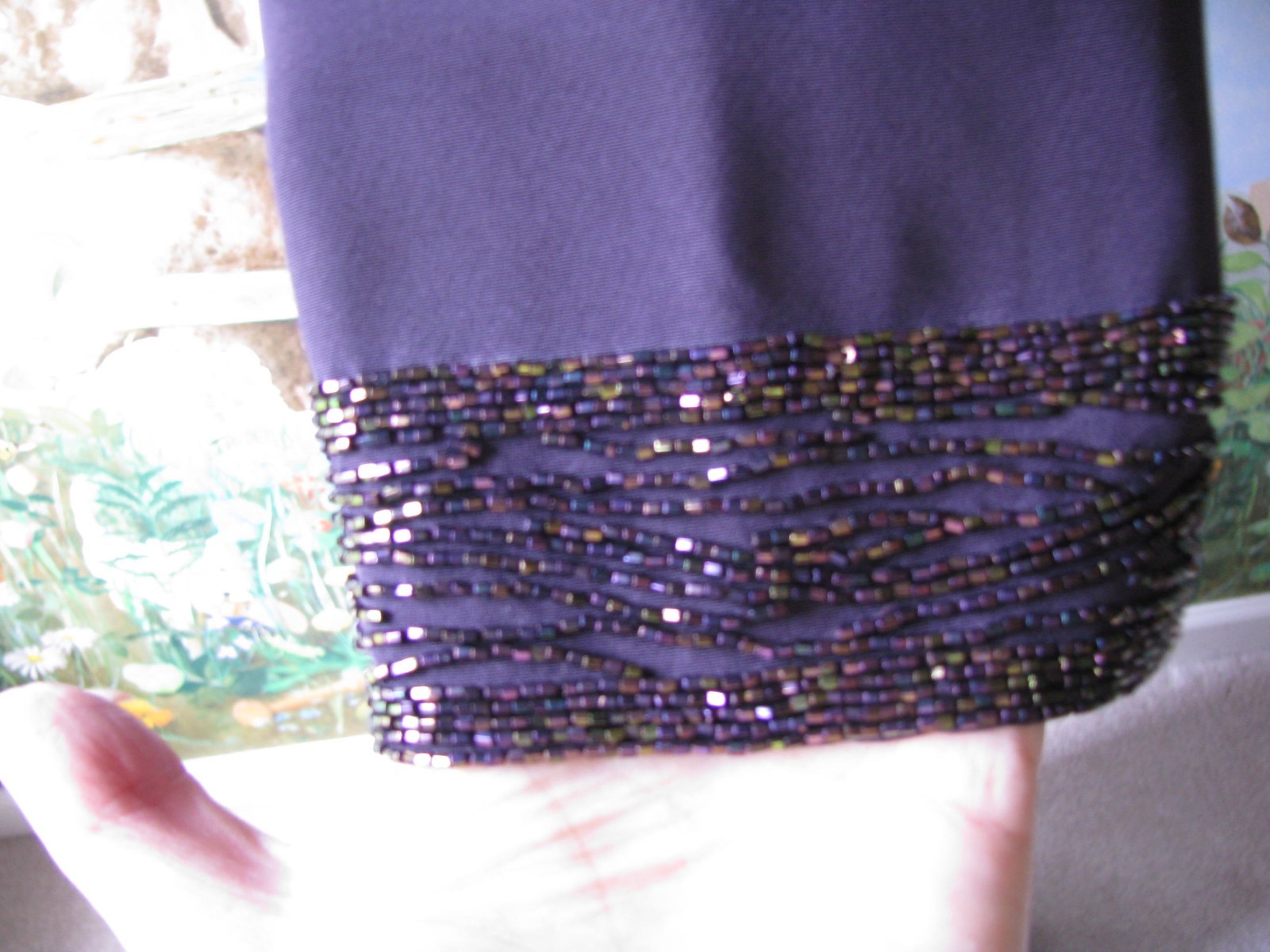 Montage Collection Mother of the Bride Evening Plum 2 PC Beaded Dress Custome