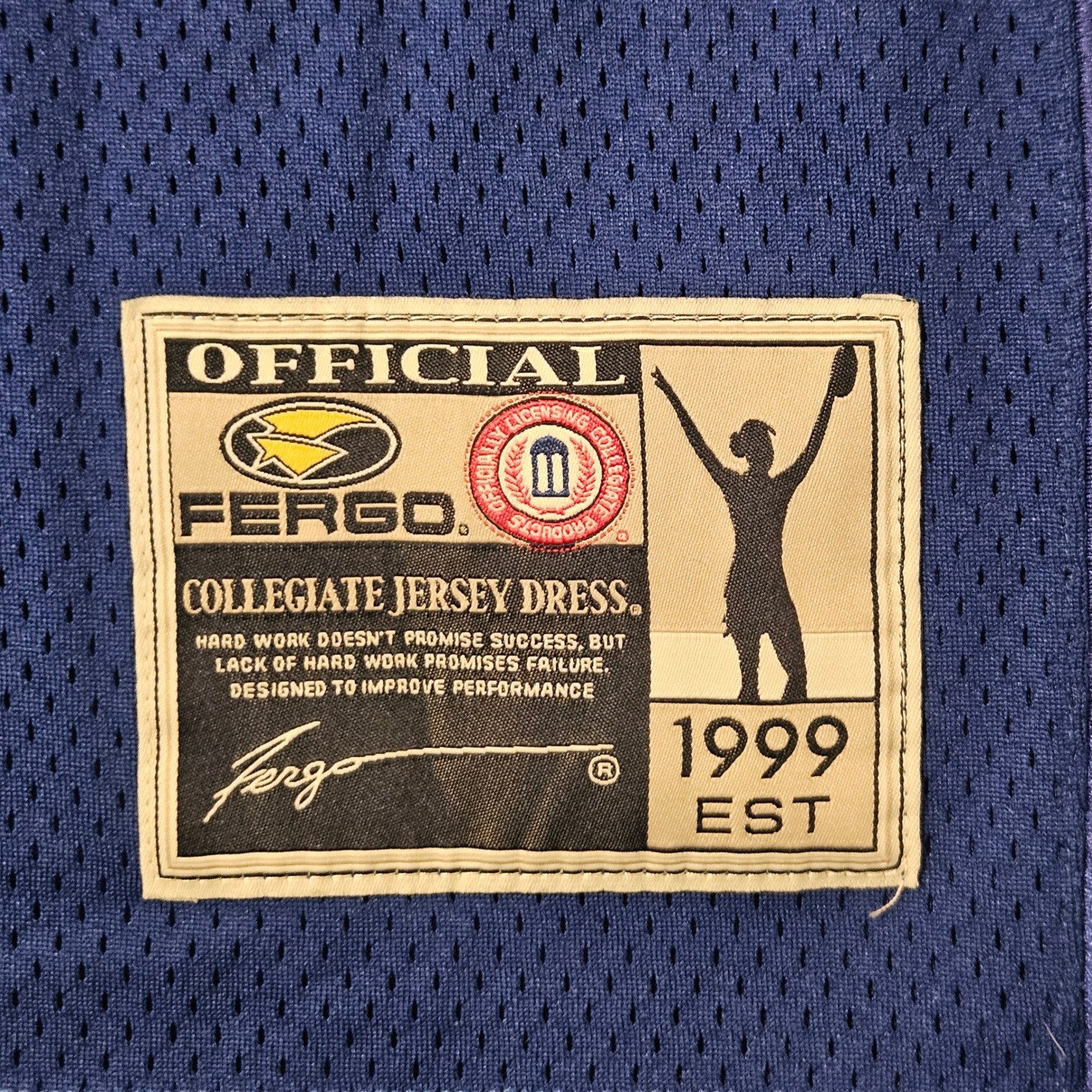 Fergo Florida Gators Collegiate Jersey Dress Blue Orange Womens XL Lace Up Side