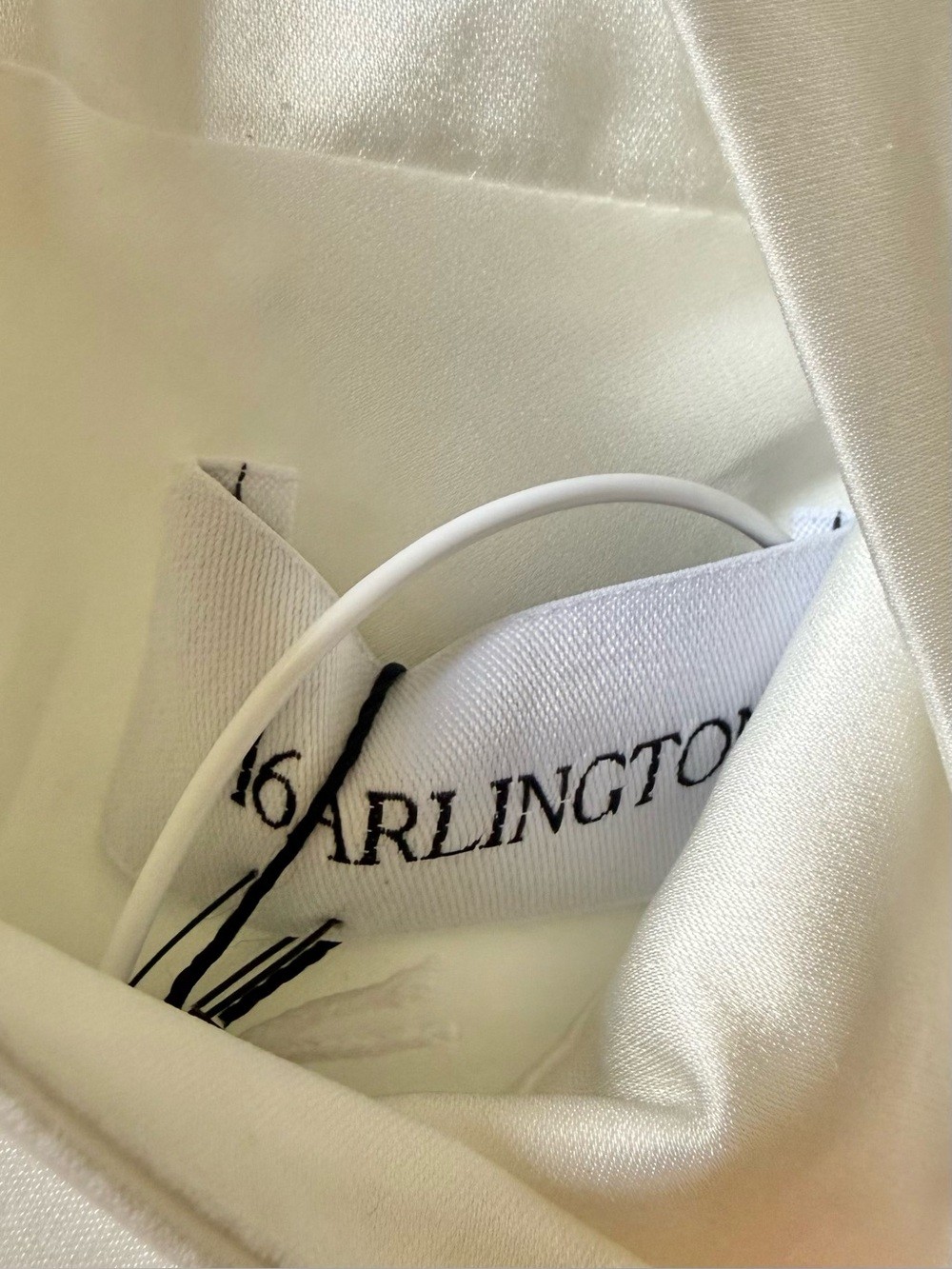 🆕 16ARLINGTON Umiko Feather Trim Mini Dress in Ivory Sz 10 US