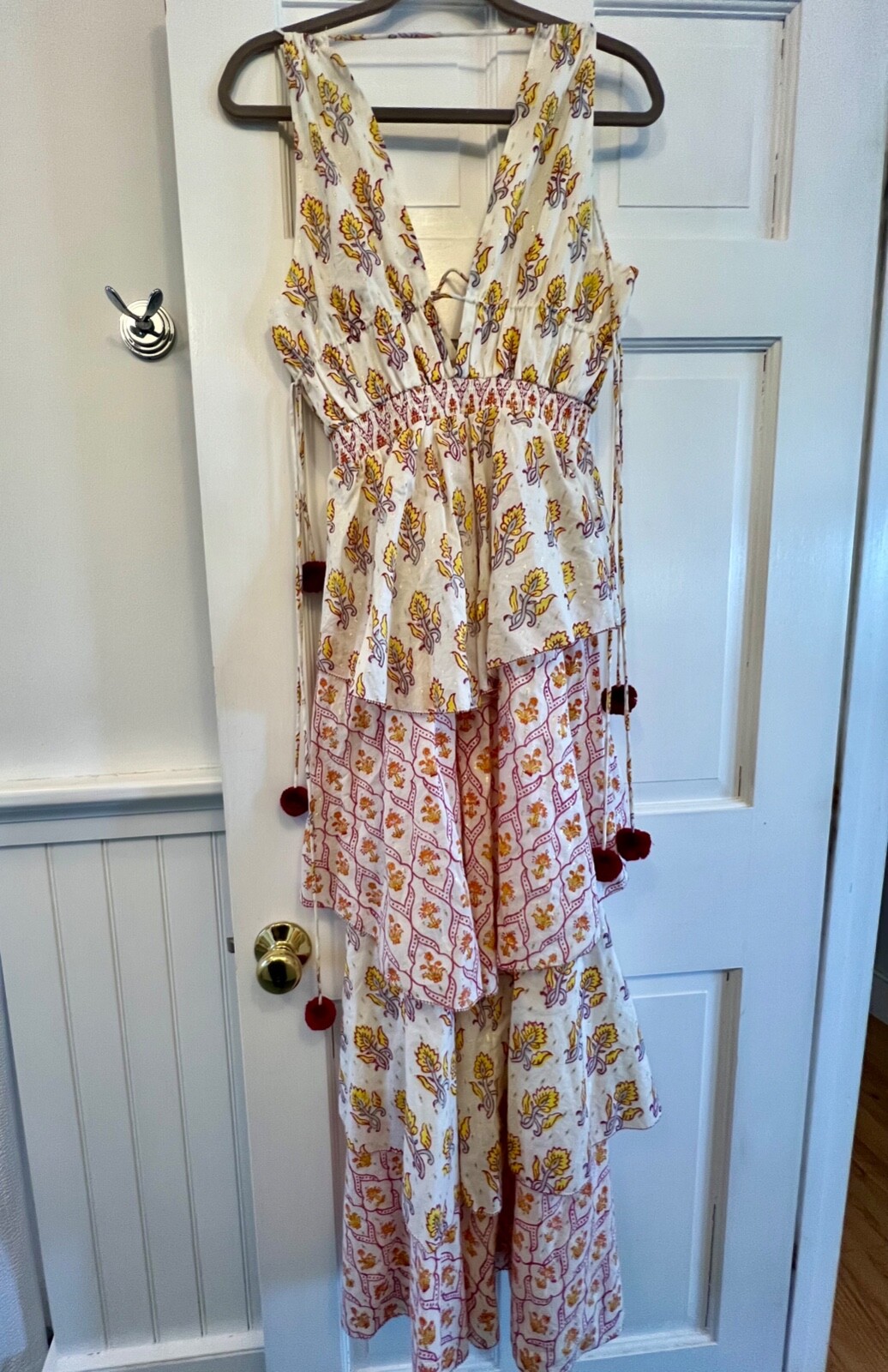 ASH & EDEN Floral Maxi Dress – India – Size Small – NWT – $460
