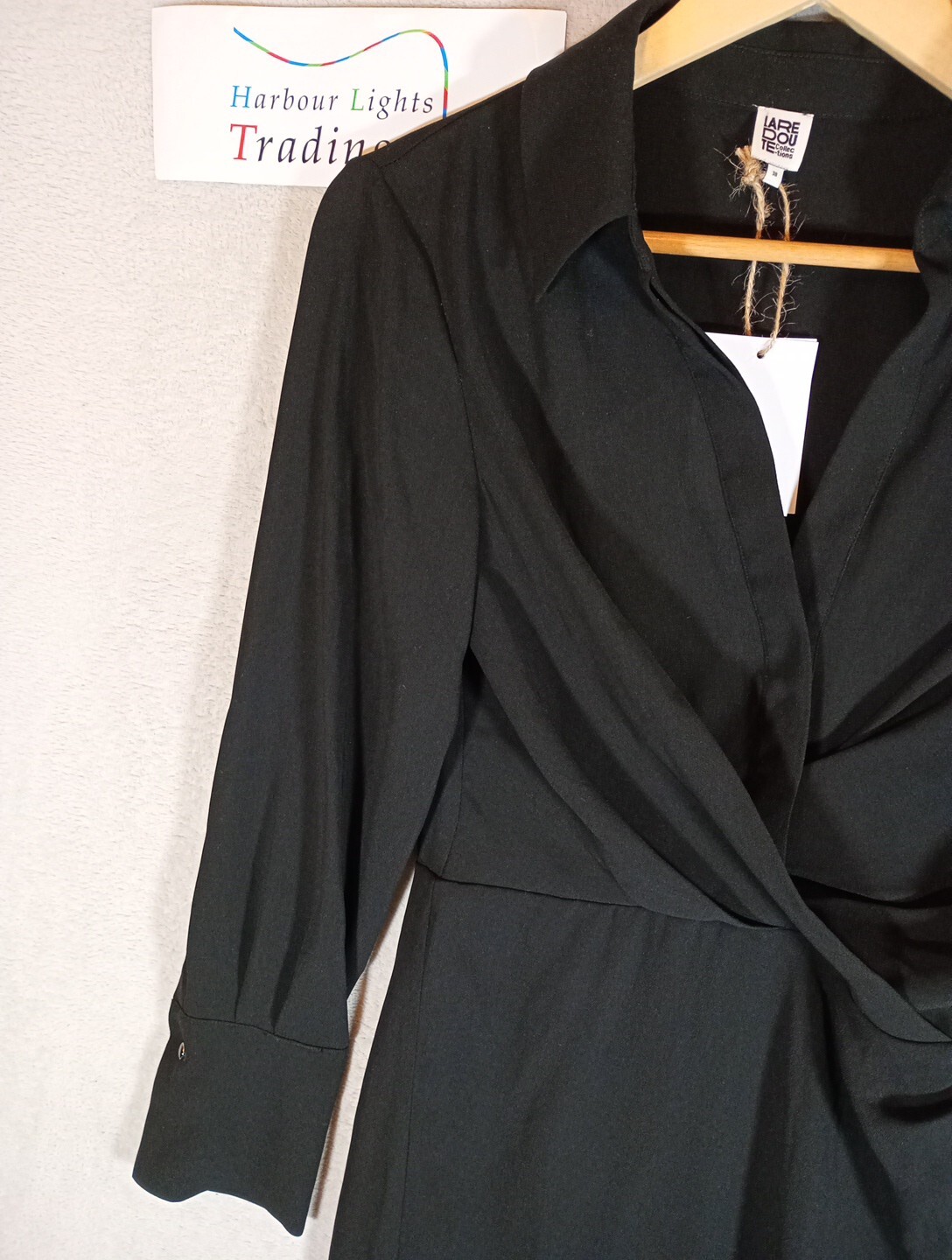 La Redoute Collection Dress Womens Eu 38 UK 8 Black Brand New Smart/Casual Work