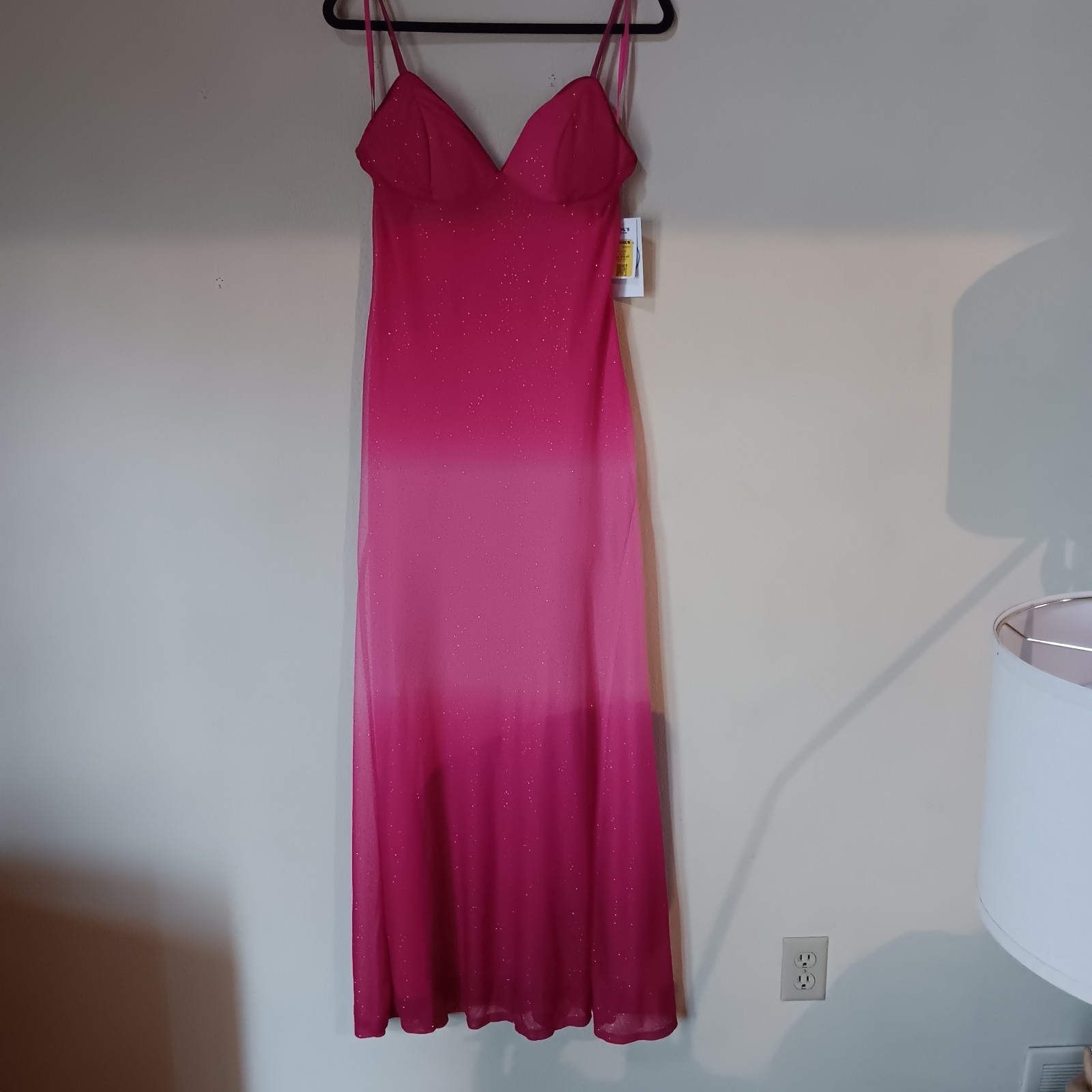 Sparkly Prom Dress, Pink Ombre, Size 11/12 embellished