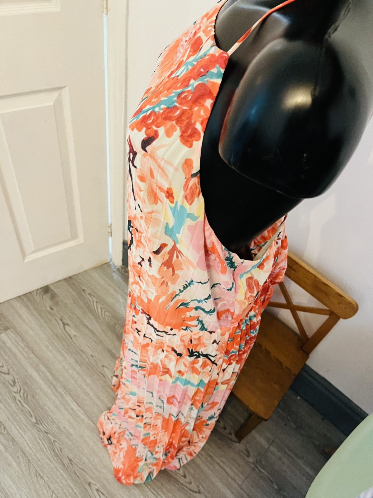 H&M Women’s beach Summer Maxi Dress sleeveless Floral Size Xl (14-16) New