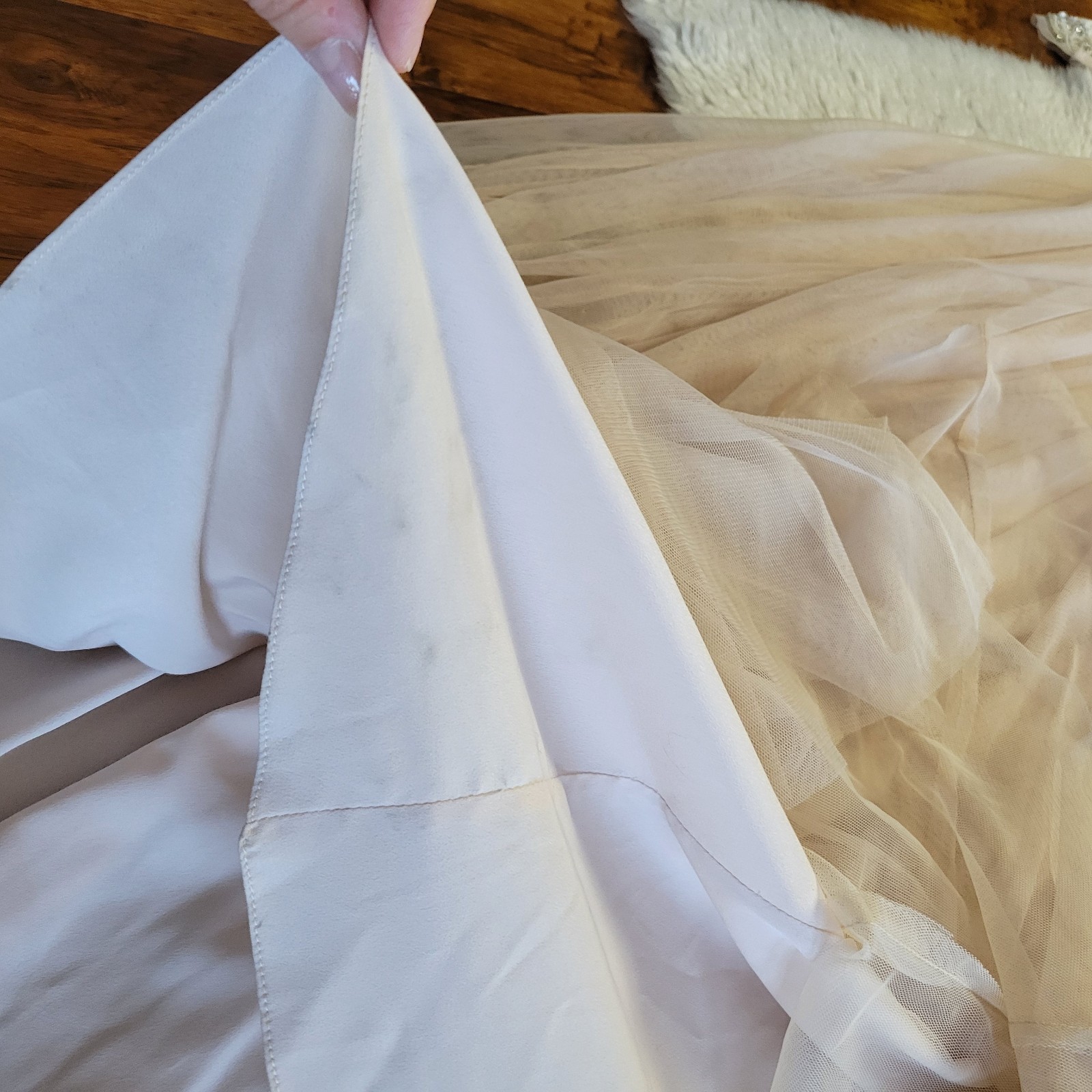 Needle & Thread Butterfly Gown Backless Tulle Embellished Dress Size 6 Pink