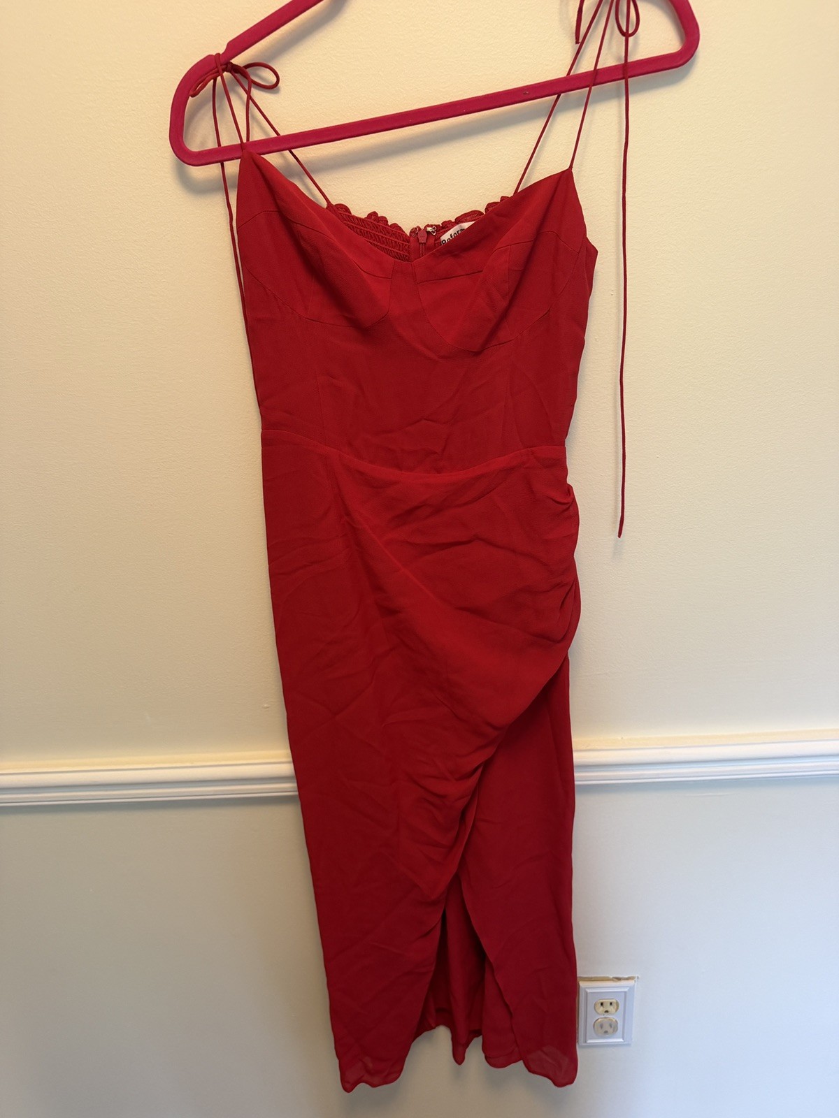 NWT REFORMATION KOURTNEY MIDI DRESS, SZ 8