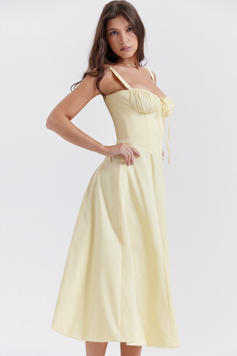 Female Dress Commuter Temperament Solid Color Fashion High-end Sling Dress