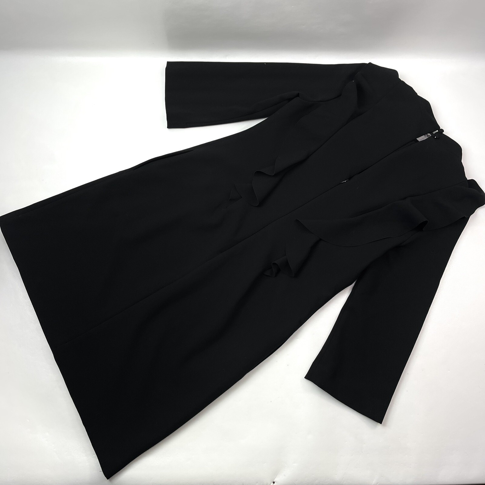 Banana Republic Long Sleeve Goth Dark Black Dress Women’s Size 6 Formal/Casual
