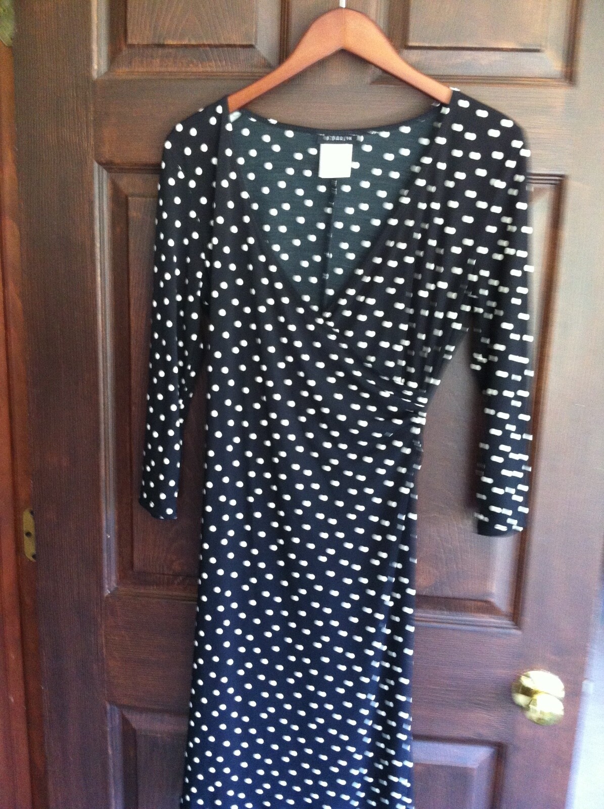 B DARLIN BLACK AND CREAM DRESS 11 12