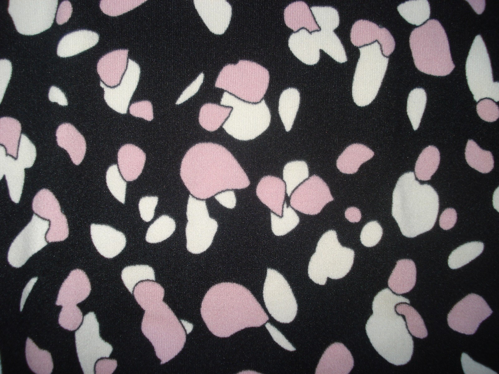 JD WILLIAMS BLACK/ PINK/WHITE POCKETS FLORAL POLY/ELASTANE SHORT SLEEVE UK 16