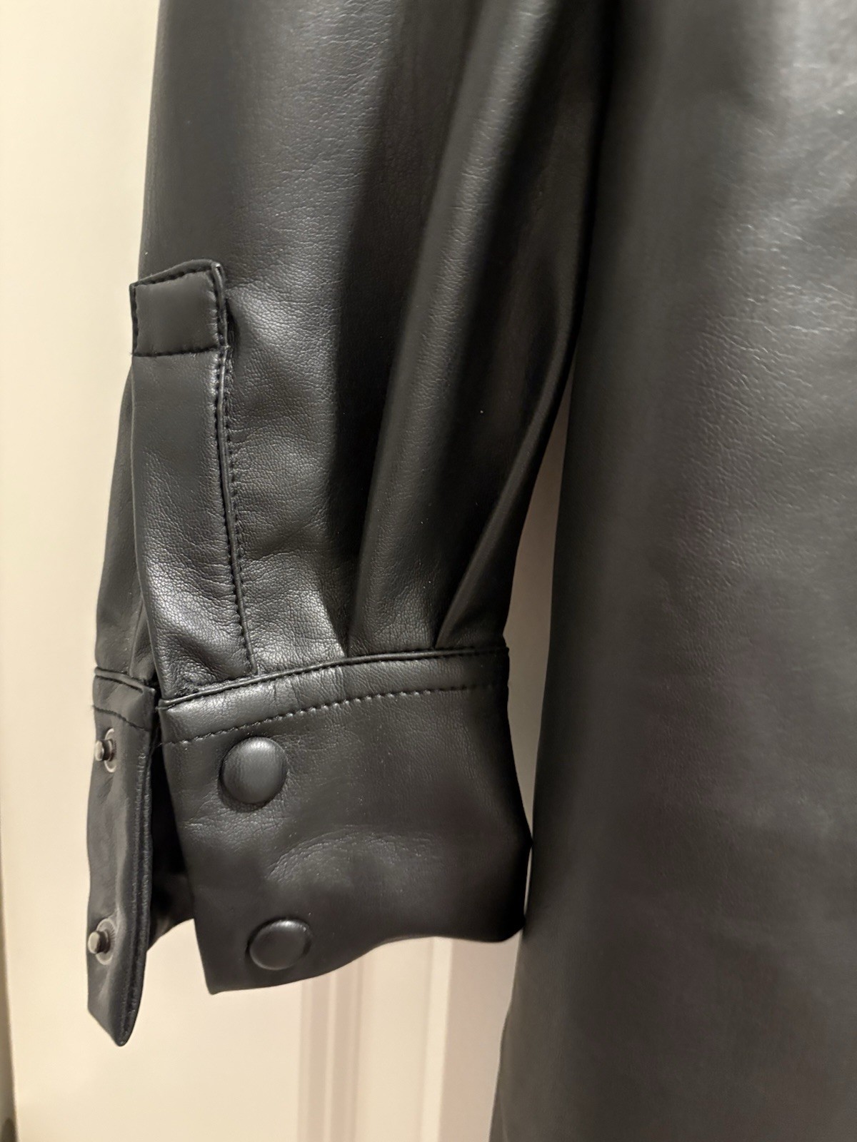 Black Vegan Shirtdress Size 6
