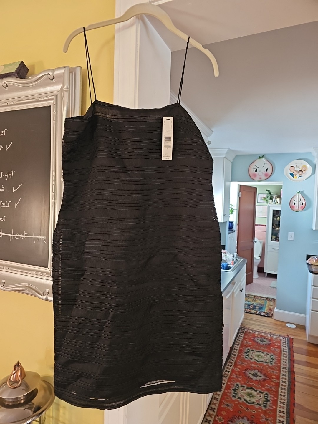 Linda Allard Ellen Tracy Silk Dress Sz 10 Little Black Dress Nwt395$ Bloomingdal