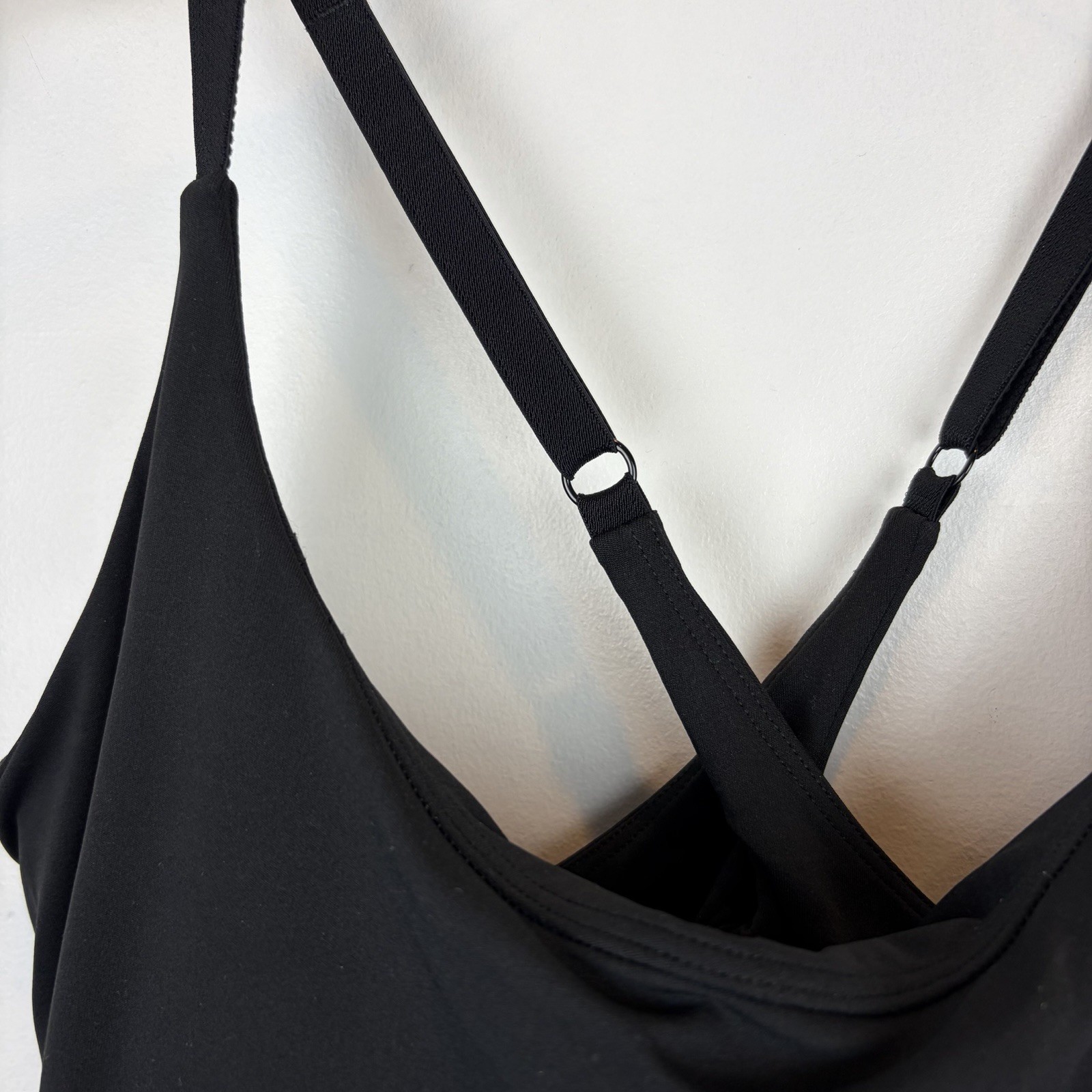 Luga Athletic Mini Dress Medium Exercise Workout Black Padded Bra Golf Tennis