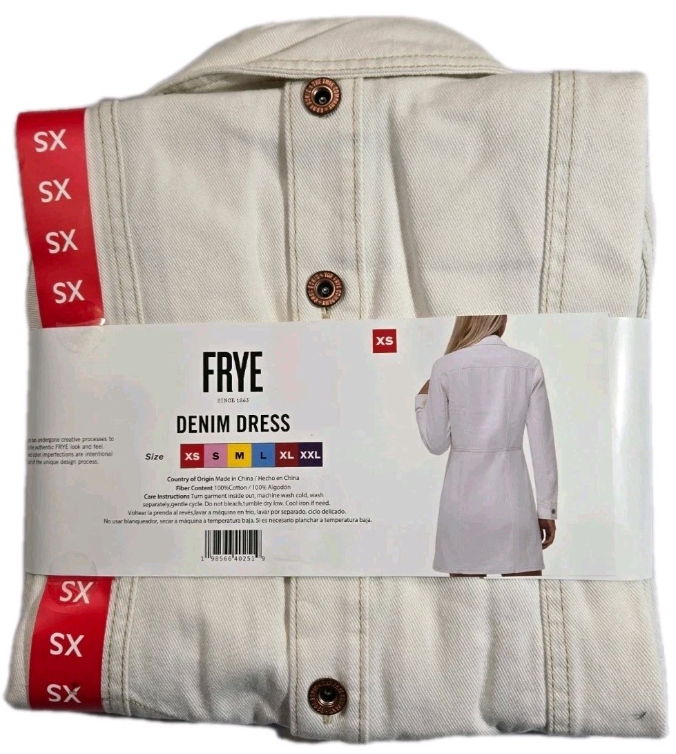 Frye Womens Denim Dress Long Sleeve Various Sizes & Colors NWT 14A