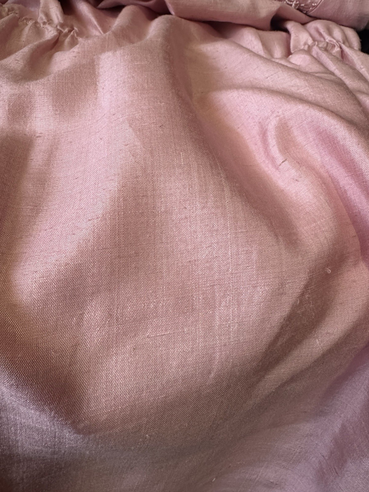 Vintage Pink Hand Beaded Cocktail Dress | Pearls Silk | 60’s Jackie O Glam