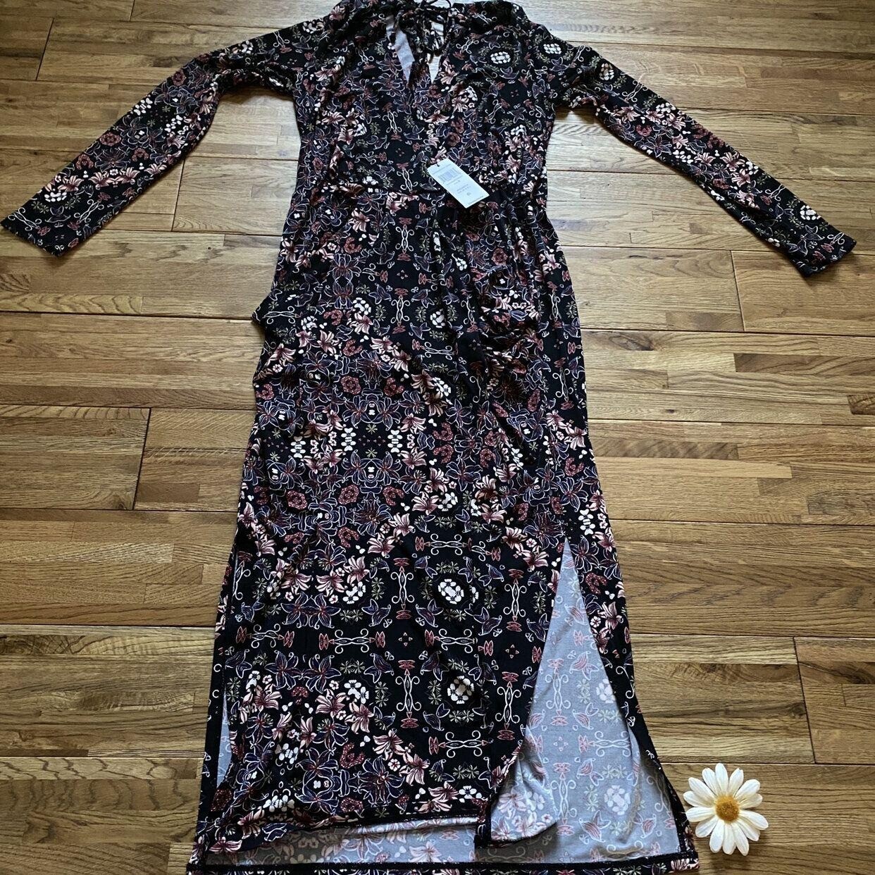NWT BCBGeneration Women’s Drape Pocket Printed Dress Size Small