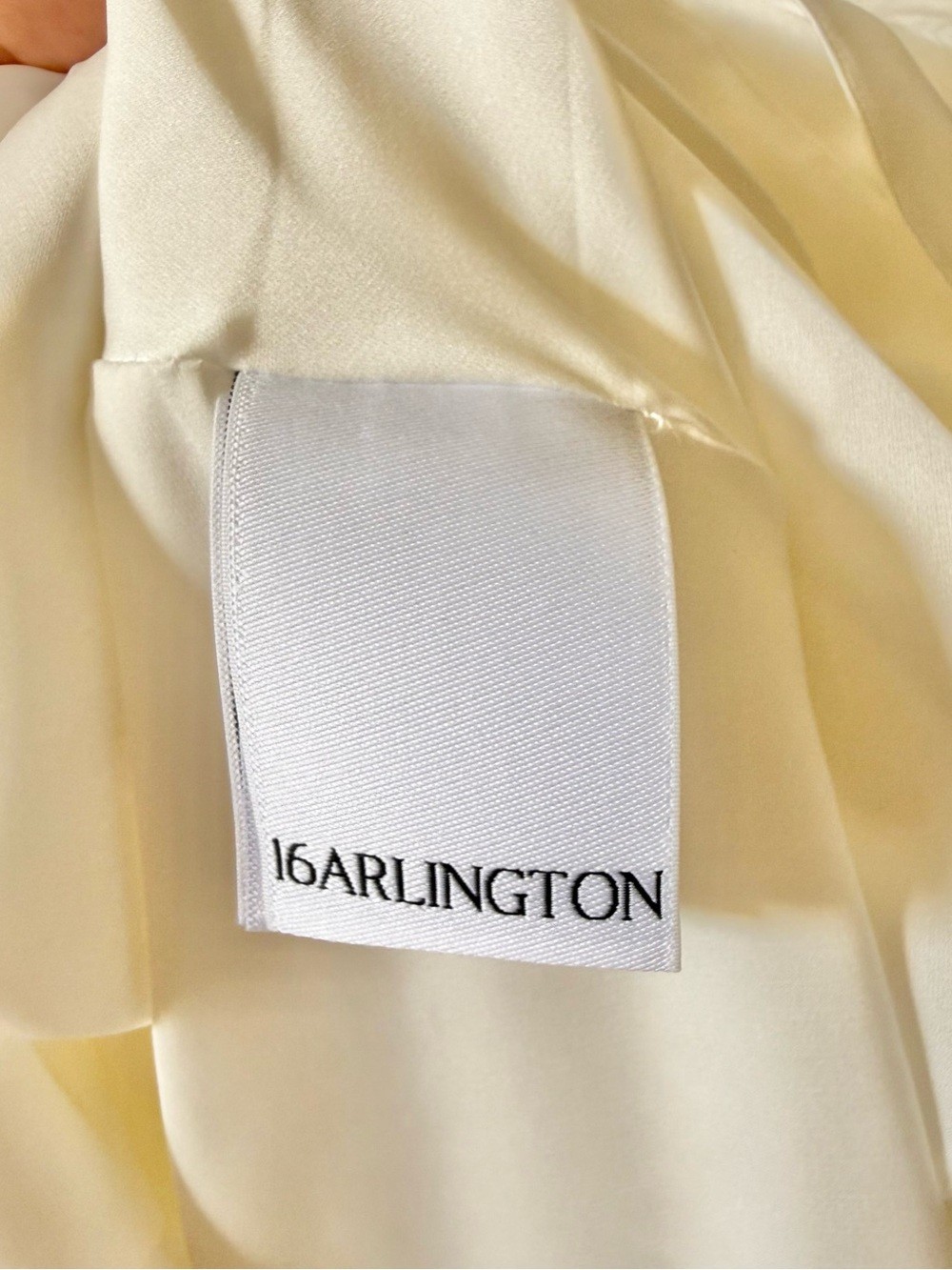 🆕 16ARLINGTON Umiko Feather Trim Mini Dress in Ivory Sz 10 US