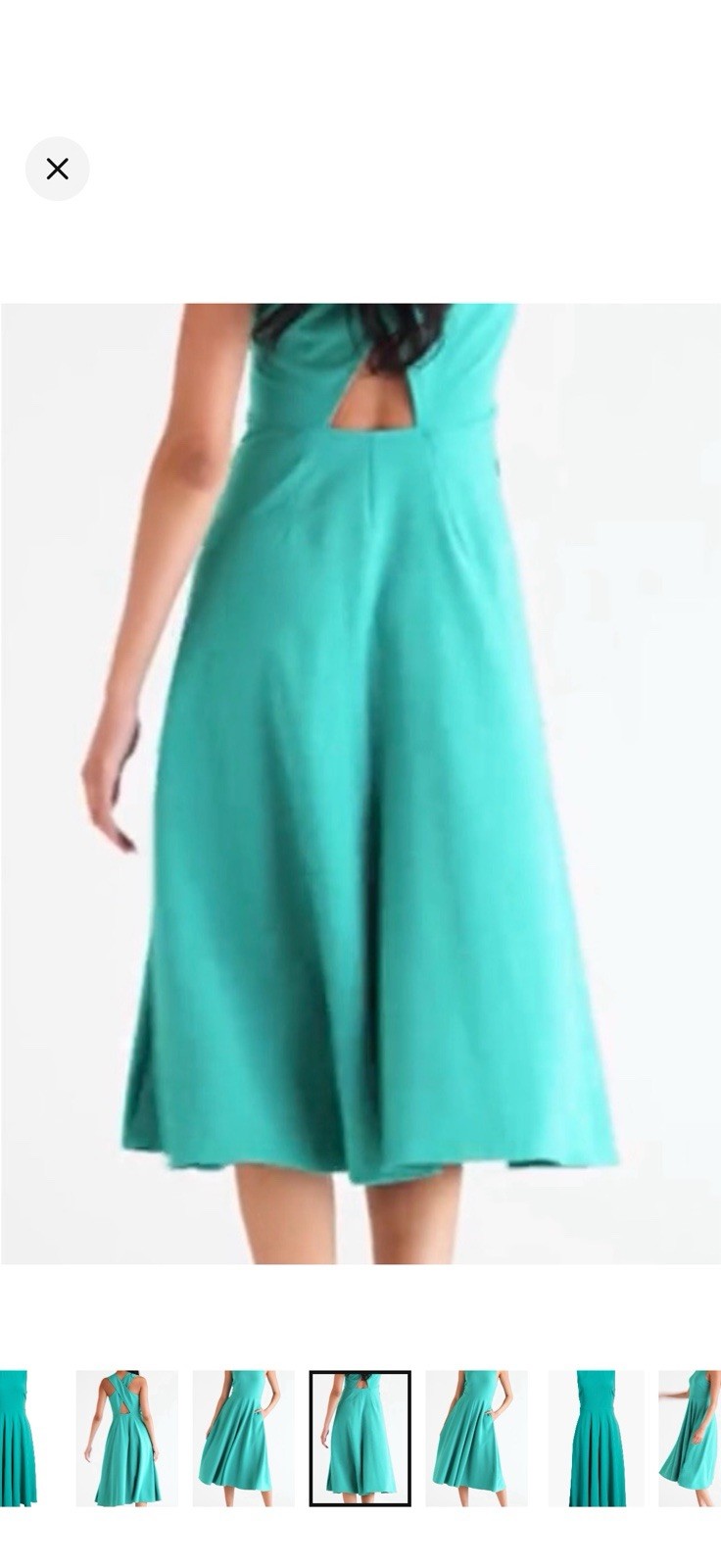 Chelsea 28 Green Solid Round Neck Pleated Pocket Knit Long Maxi gown XXS