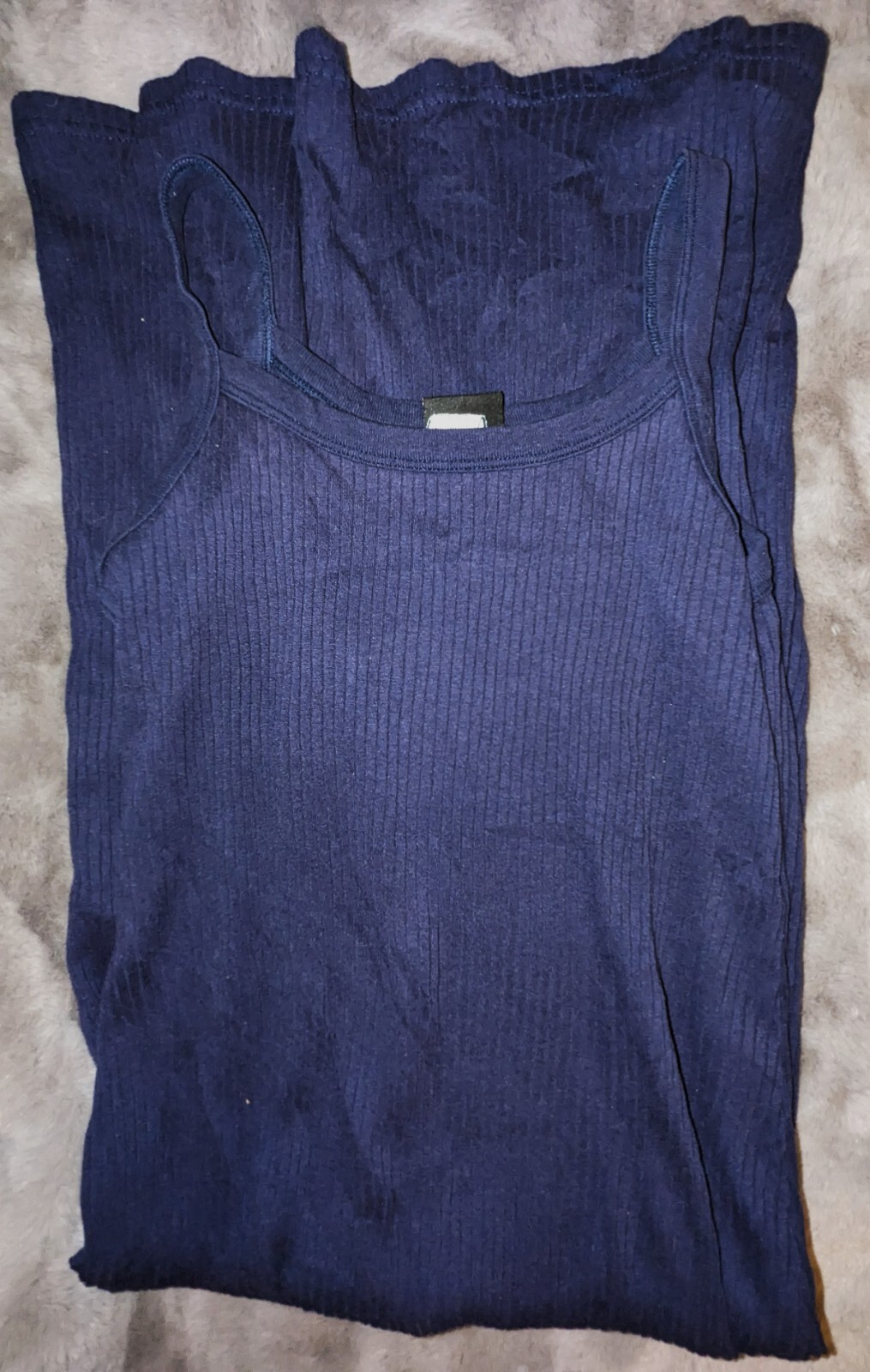 No Bounderies Navy Blue Maxi Dress Size L Spagetti Strap