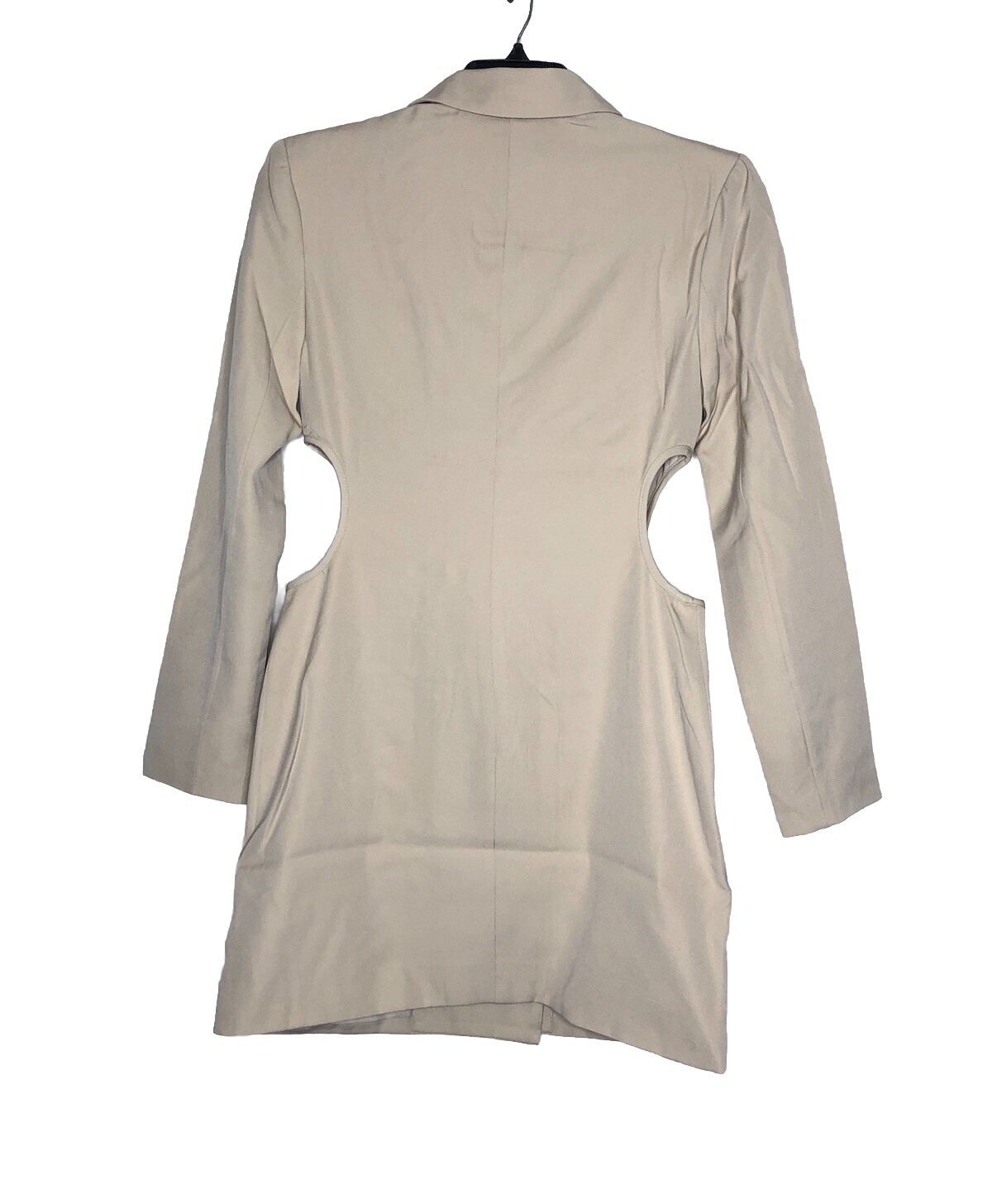 4th & Reckless Size Small Beige Side Cut Out Brownwyn Blazer Dress