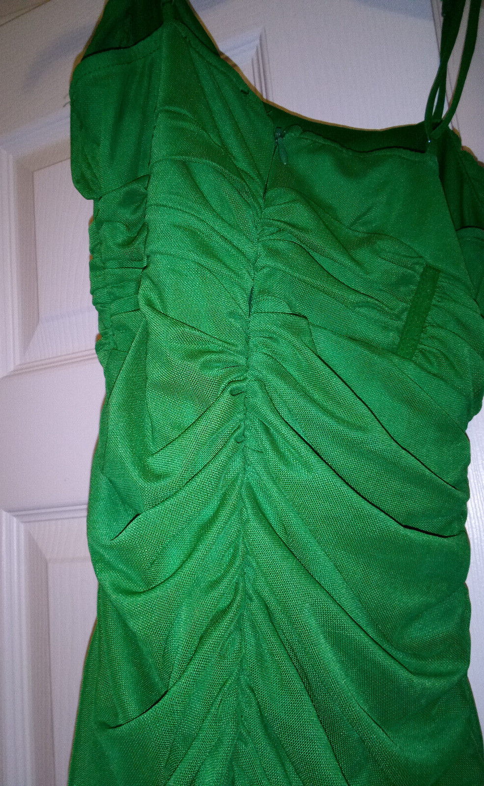 Fiestar Green Spaghetti Strap Coctail Party Dress – Size Woman’s Small
