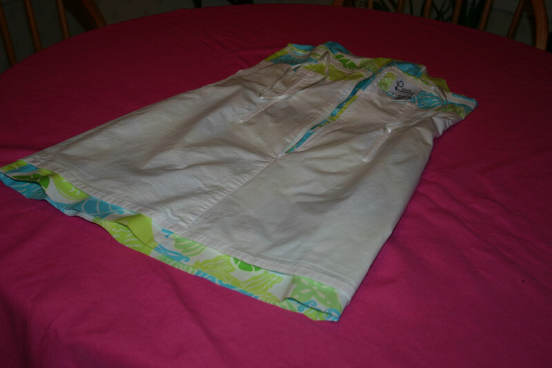 Lilly Pulitzer dress REDUCED~RARE~VINTAGE~STRAPLESS GREEN~BLUE FISH~SZ 6~FREE H