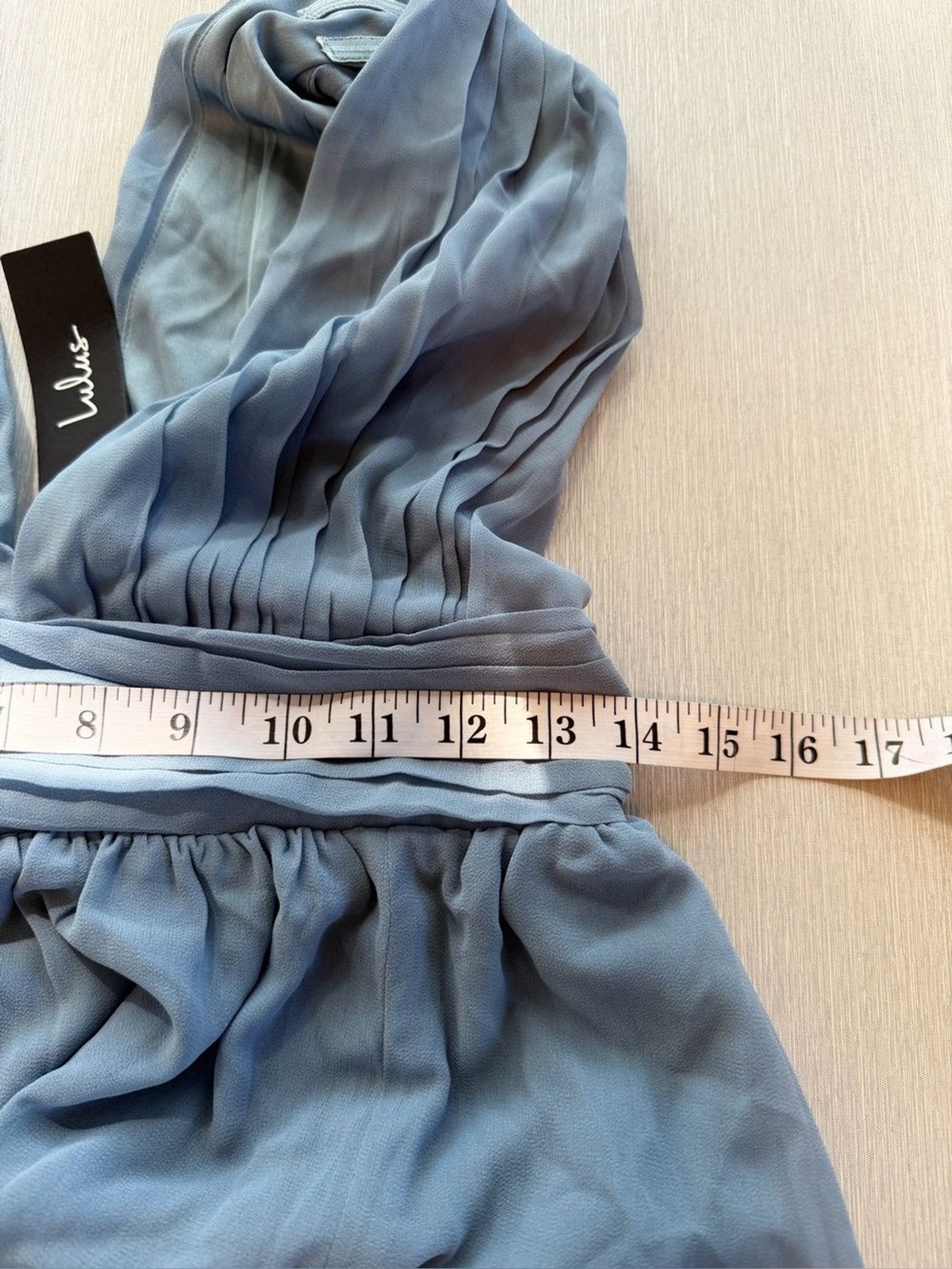 Lulus Heavenly Hues Light Blue Maxi Dress Size S NWT