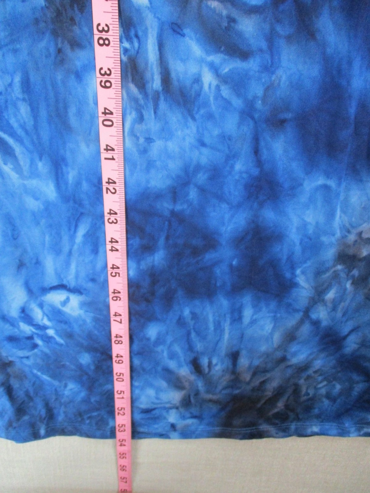 Blue Tie-Dye Maxi Dress By Ninexis With Adjustable Straps Sleeveless Lightweight