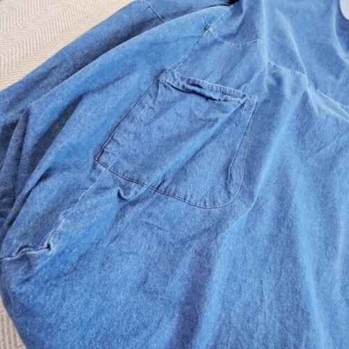 Minibee Ruffle Dress Woman’s 3XL Blue Oversized Casual Midi Pockets Short Sleeve