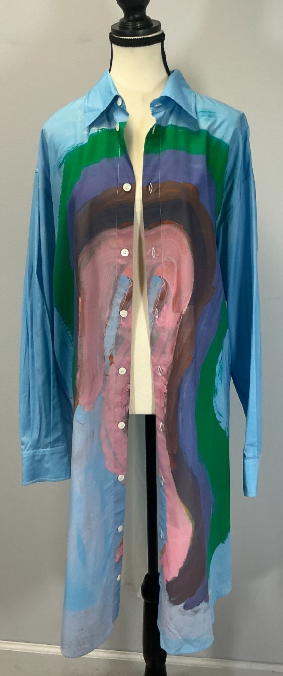 Marni Painted Design Women’s Size 44 IT Shirt Dress NWT