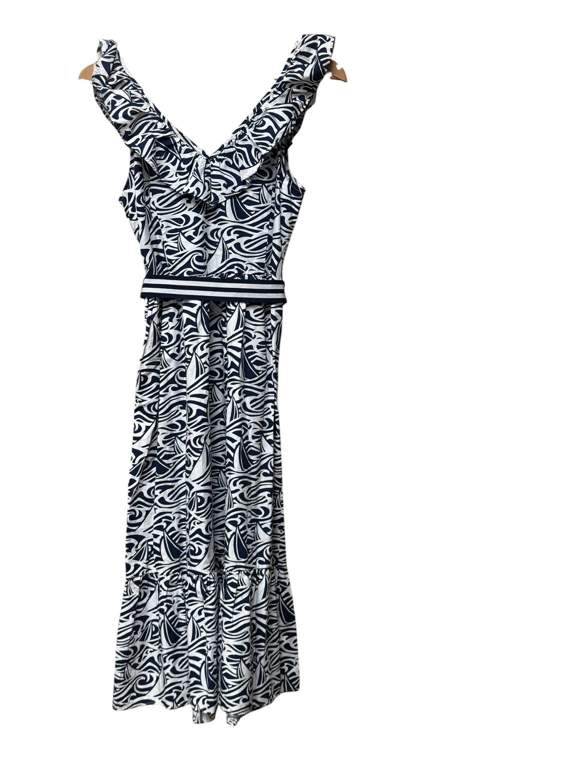 Vineyard Vines x Target Sailboat Rough Seas Midi Dress Size S Small