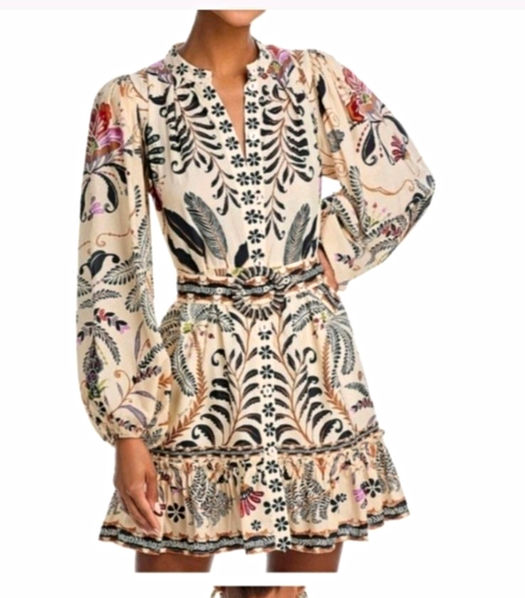 XL Farm Rio Classic Sand Minidress