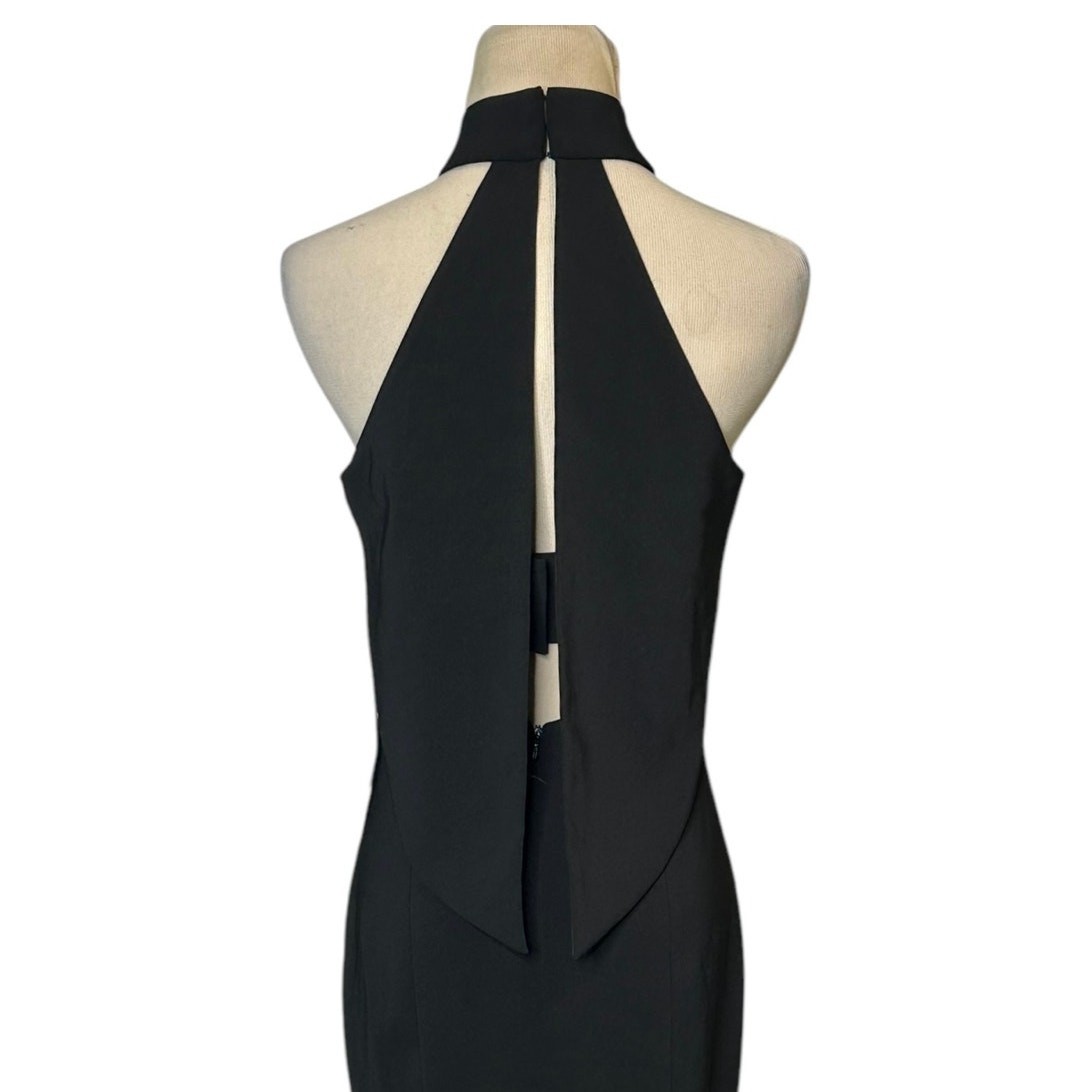 Jay Godfrey black sheath cocktail dress size 2
