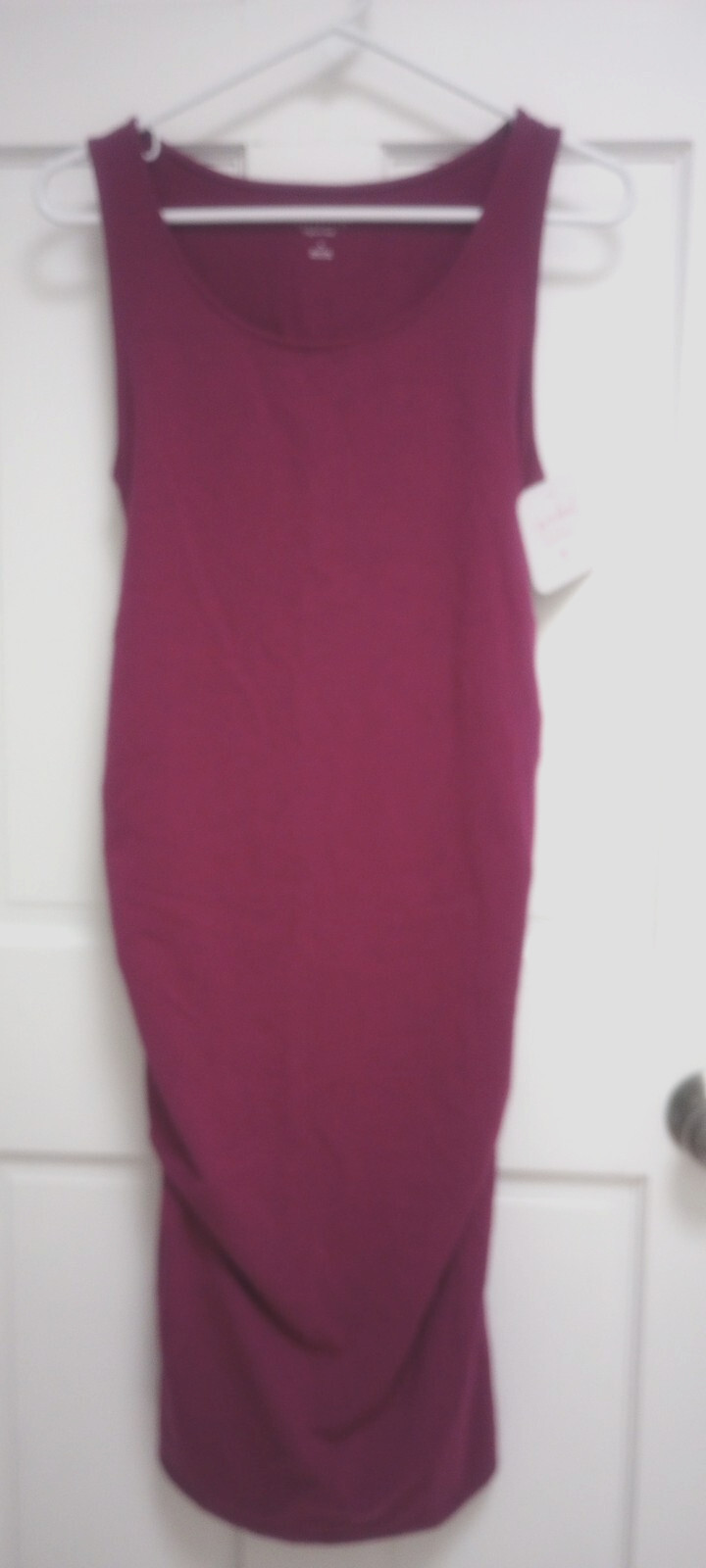 Isabel Maternity by Ingrid & Isabel Tank Dress M Berry Heather NWT