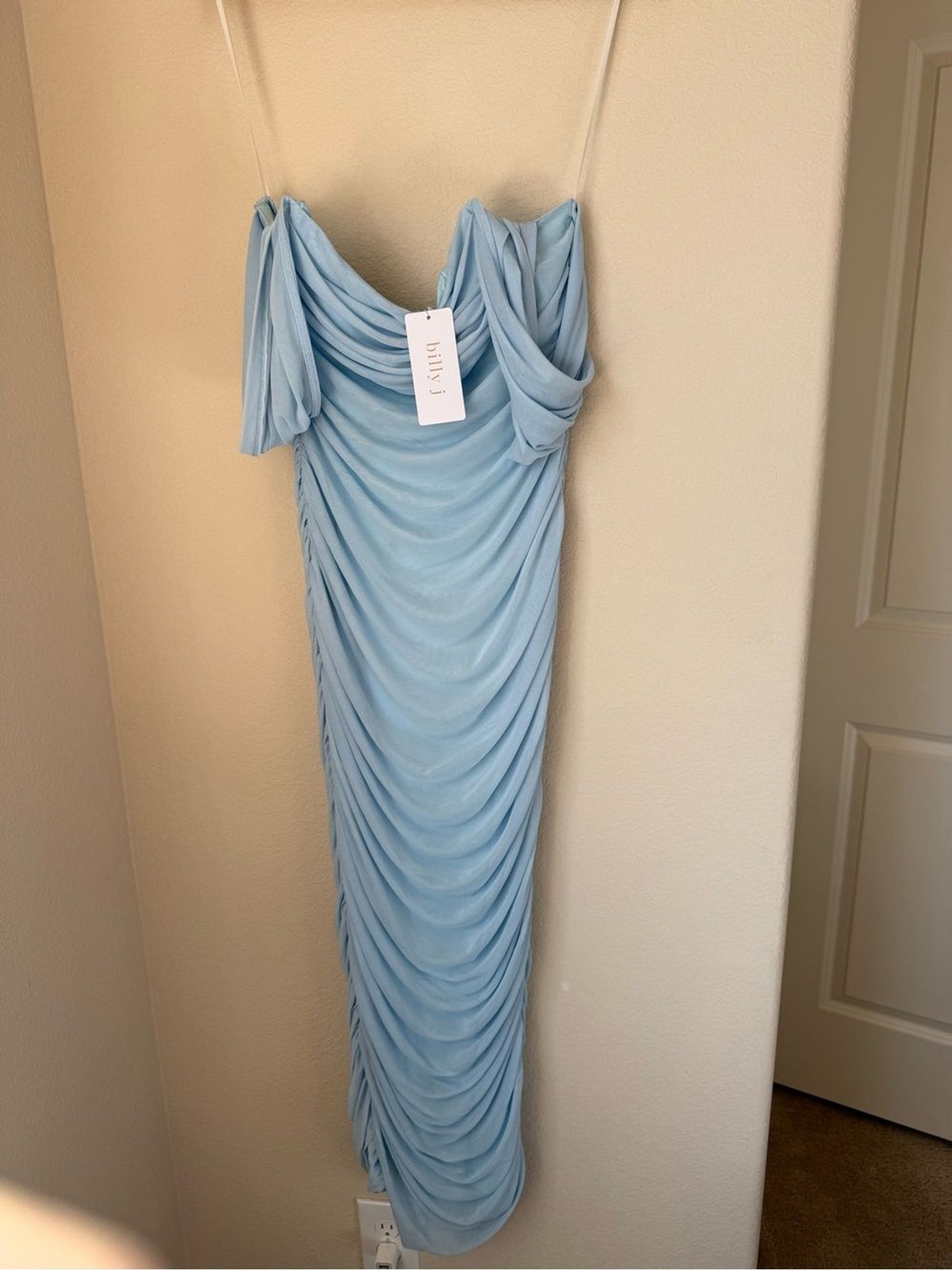 Billy J Kylie Maxi Dress Light Dusty Blue Size AUS 16 (US 12) BNWT