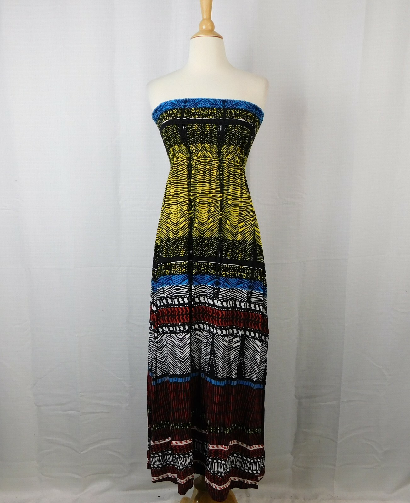 Xhilaration Strapless Boho Southwest Tribal Summer Maxi Dress or Skirt Small