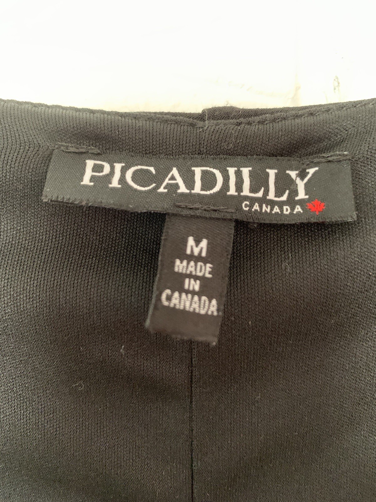 PICADILLY Women’s Size M Black Mini/Maxi Dress, Sleeveless with Silver Rings