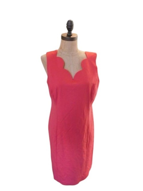 Talbots Size 10 Scalloped STRETCH Career Professional Dress