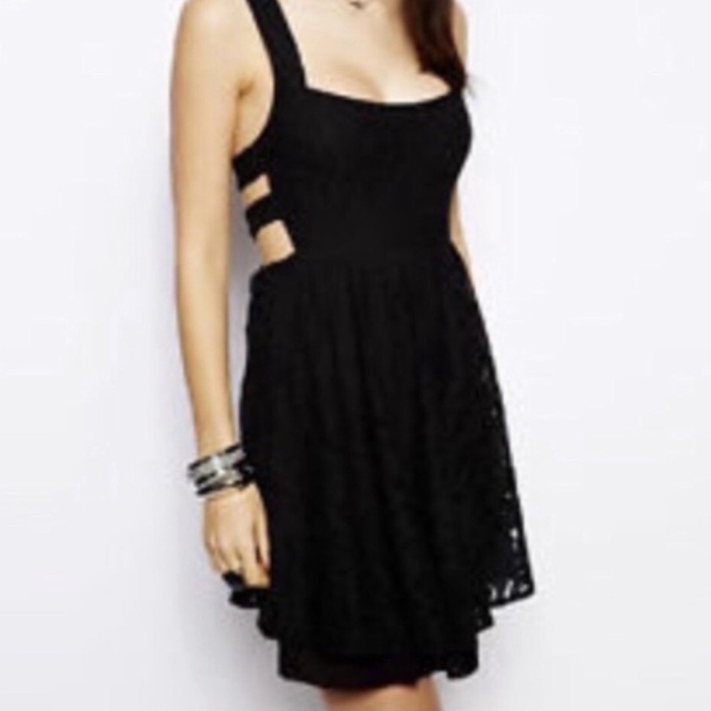 Free People black lace dress 2 [COPY]
