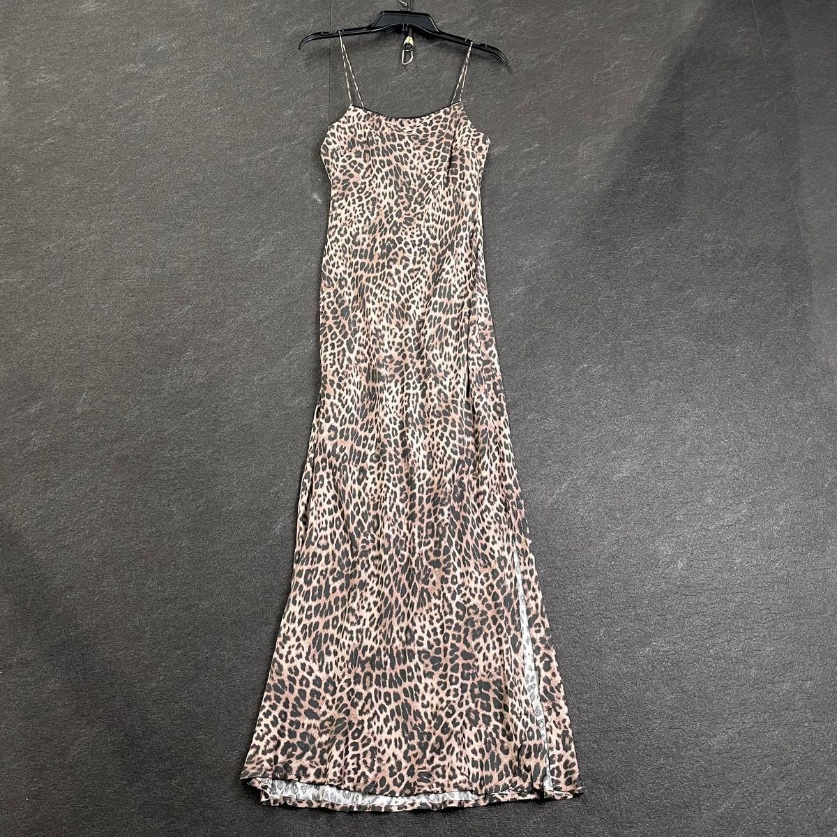 Z SUPPLY Cielo Leopard Midi Dress Women’s Size XS Desert Tan ZD253232
