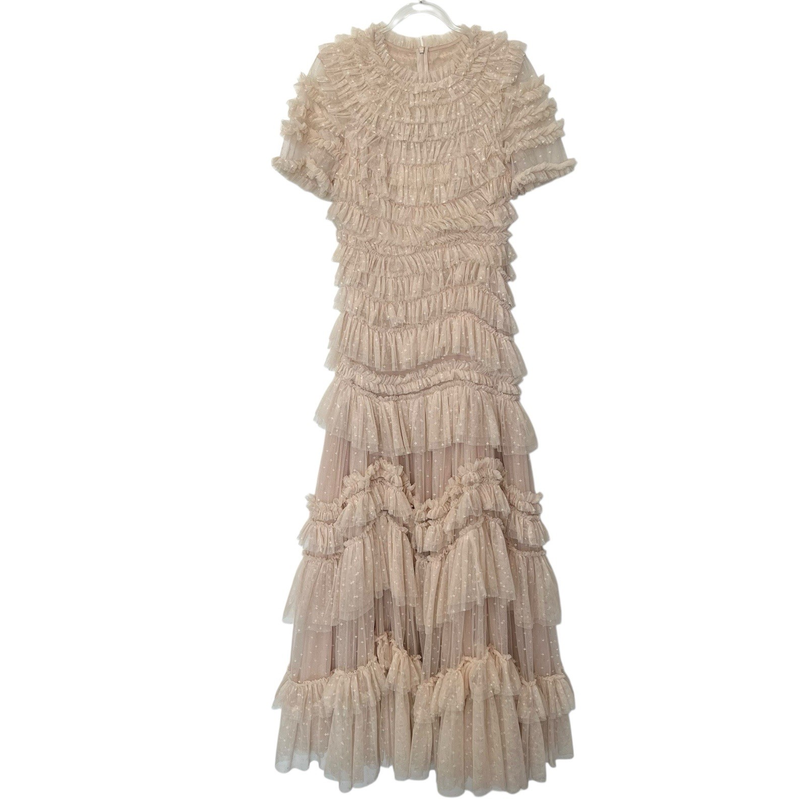 Needle & Thread Wild Rose Dress Size 10 AU / 6 US Ruffle Gown Maxi