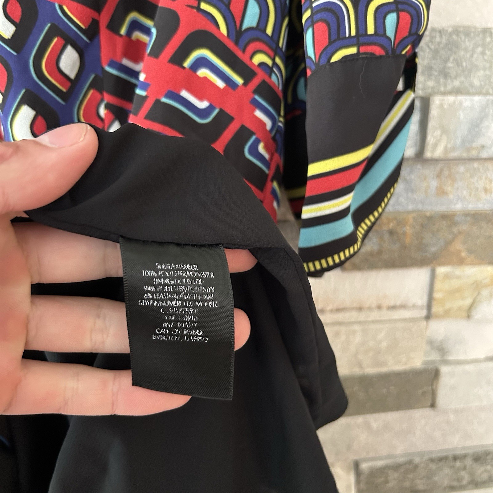 Alice Olivia Connor Handkerchief Dress Deco Hem Kelly Clarkson Size Small