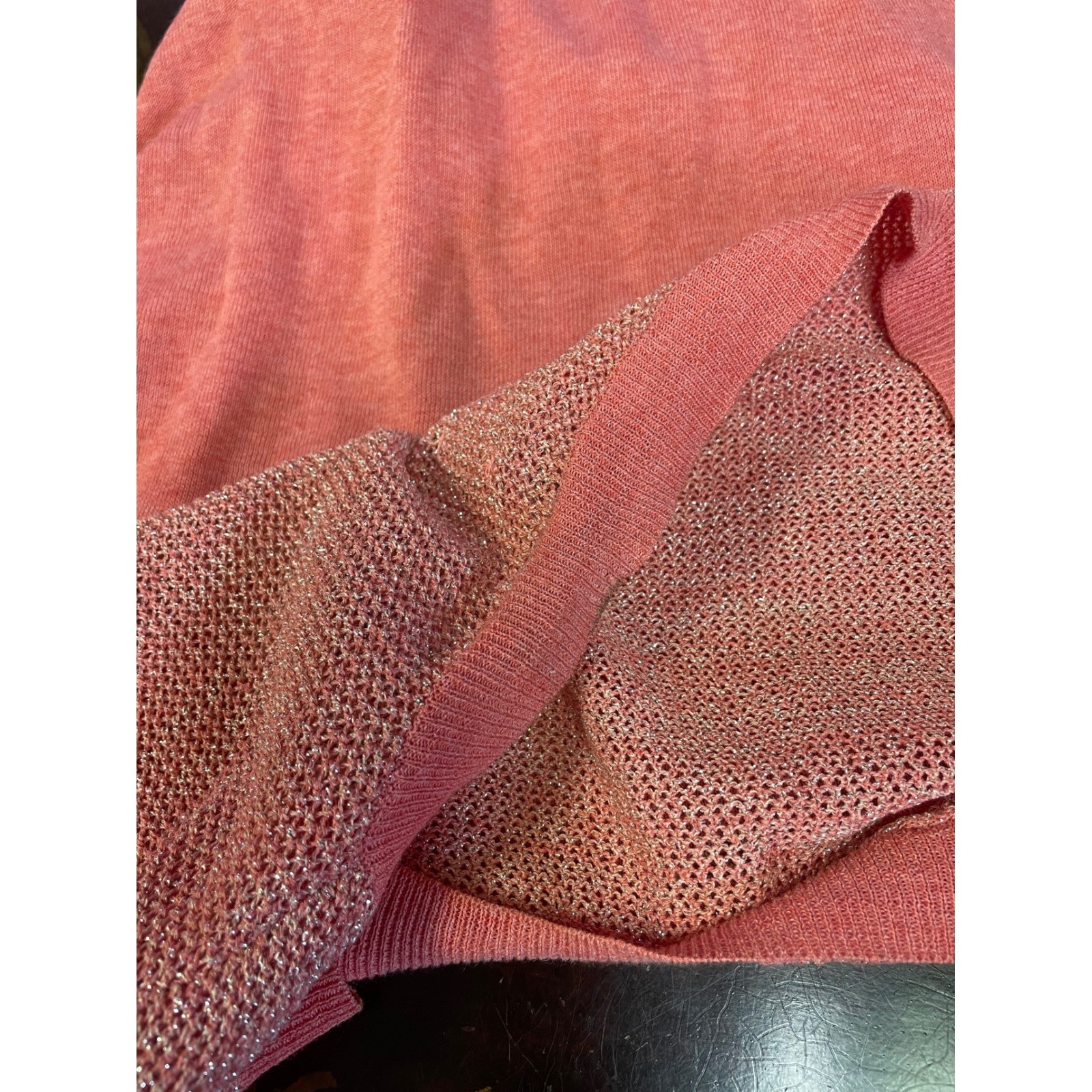 Zadig & Voltaire Rimo CNY Pink Metallic Knit Mini Dress Belted Boho Rock Chic M