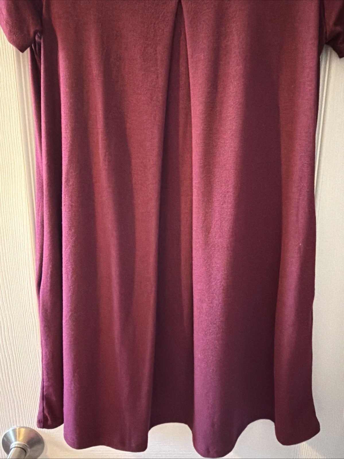 Brand New Shop Basic USA Small Dress With Pockets Maroon Dress