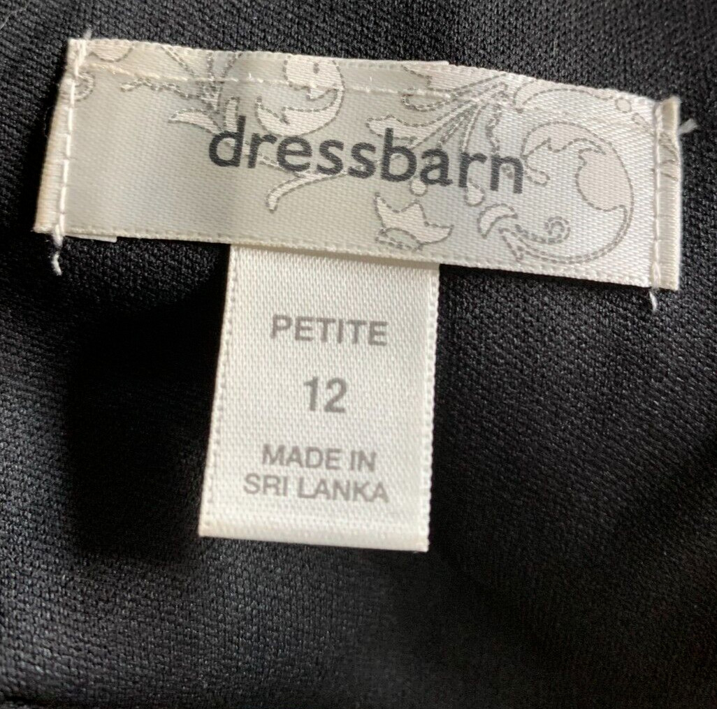 {DRESSBARN} Dress Pattern Multicolor Flare Polyester Blend Dressy Summer ~P-12