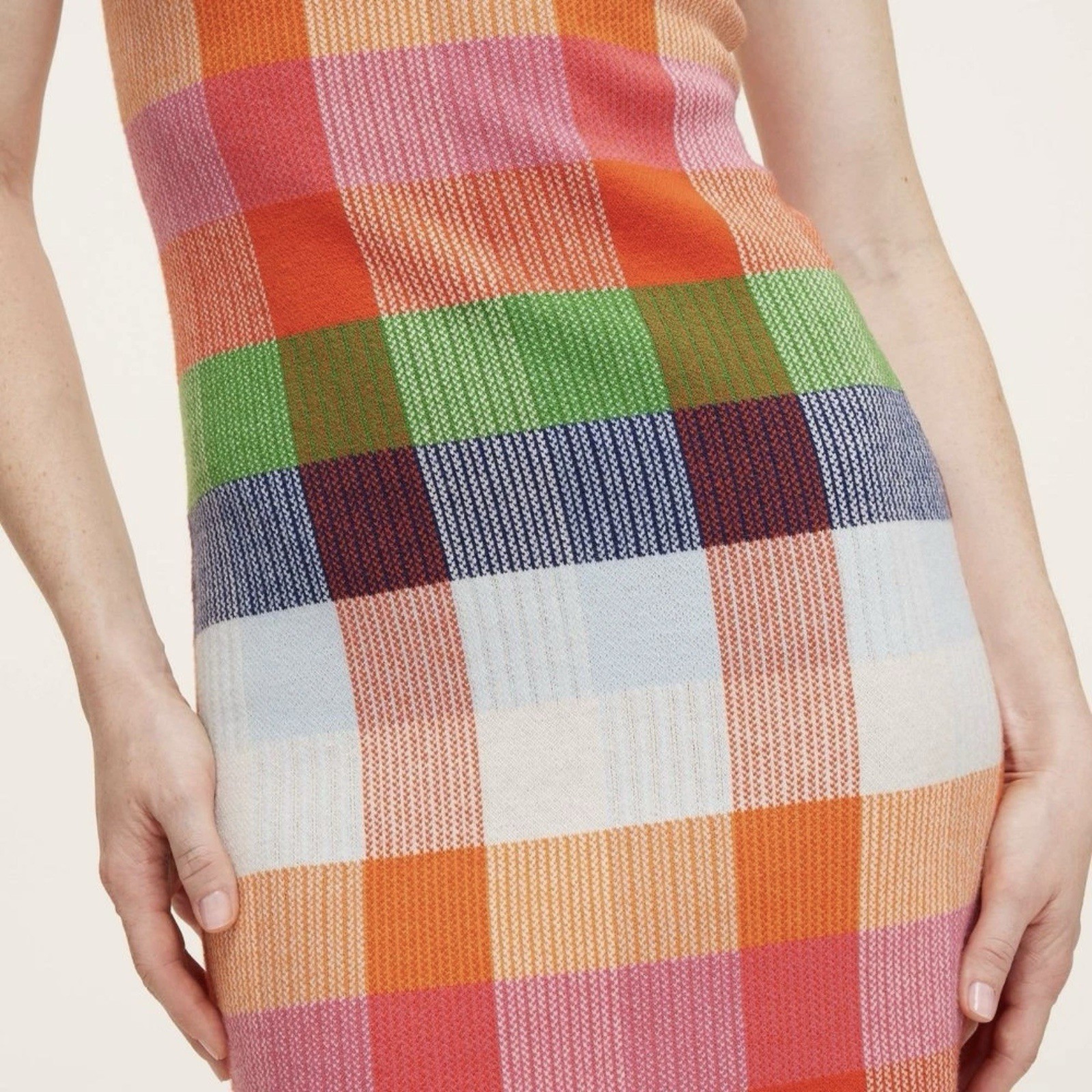 Plaid Mini Sweater Dress Red/Pink/Green/Blue M – kate spade new york x Target