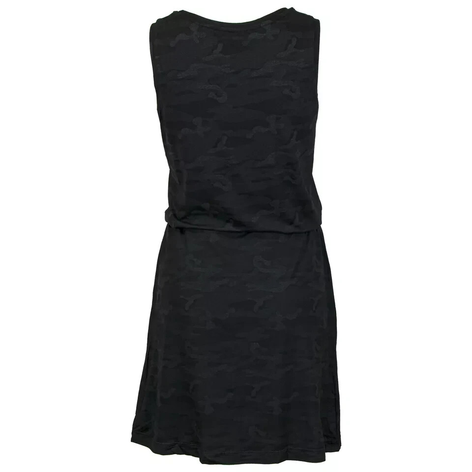 Member’s Mark Women’s Favorite Soft Pullover Drawstring Dress Black Camo Size S